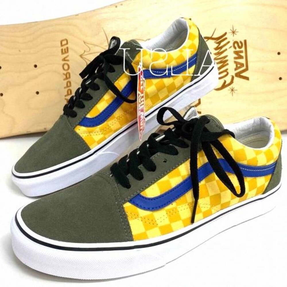 💖MEGA SALE💖VANS Old Skool Otw Rally Checker Suede VN0A4BV5VZN 8 Women Canva